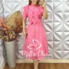 Vestido Lunara Em Lesie - Rosa - Milla Chic