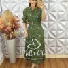 Vestido Salete Em Viscolinho - Verde - Milla Chic