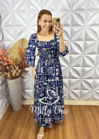 Vestido Joice Em Viscolinho - Milla Chic