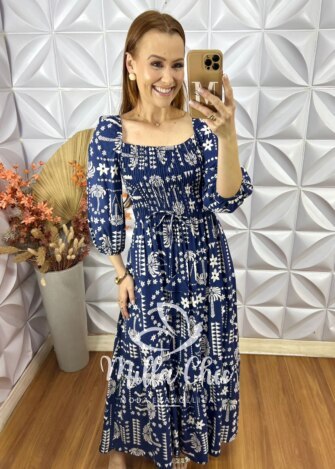 Vestido Joice Em Viscolinho - Milla Chic