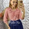 Milla Chic - millachic com br camisa rute em viscose vermelha 1 Camisa Rute Em viscose - Vermelha - Milla Chic