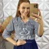 Camisa Rute Em Viscose - Azul - Milla Chic