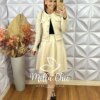 Milla Chic - millachic com br conjunto bella em tweed off white 7 Conjunto Renata Em Tweed - Off White - Milla Chic