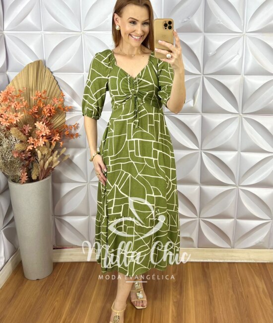 Vestido Juliana Em Viscolinho - Preto - Milla Chic