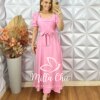 Vestido Luíza Em Alfaiataria - Rosa Pó - Milla Chic