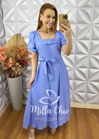 Milla Chic - millachic com br vestido luiza em alfaiataria rosa po 3 Vestido Luíza Em Alfaiataria - Rosa Pó - Milla Chic