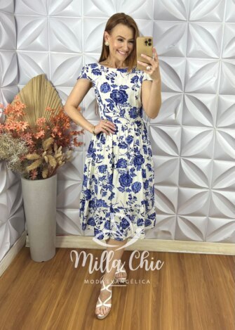 Vestido Maresias Em Viscolinho - Areia - Milla Chic