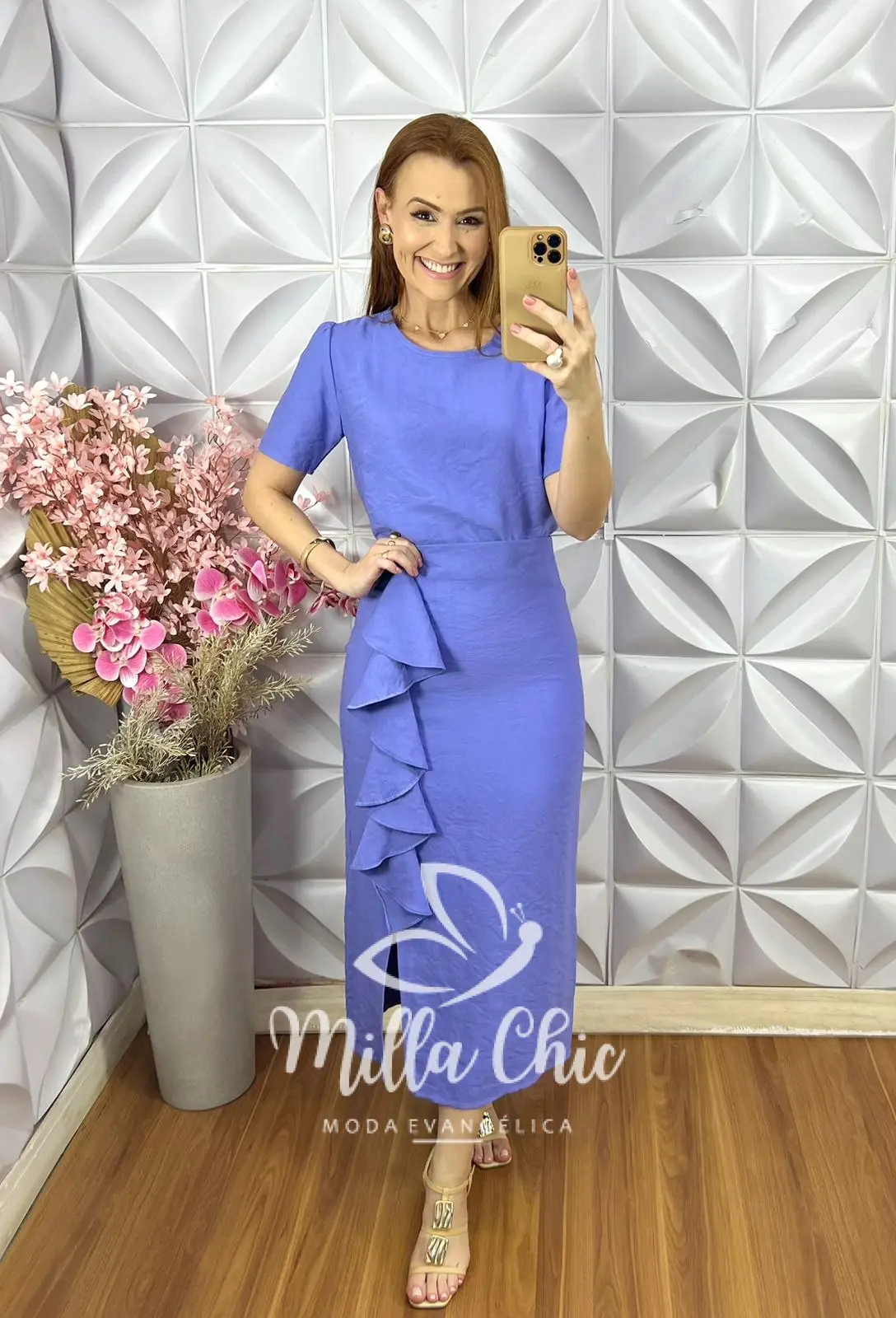 Conjunto Danila Em Alfaiataria – New Blue – Milla Chic Conjunto Danila Em Alfaiataria - New Blue - Milla Chic