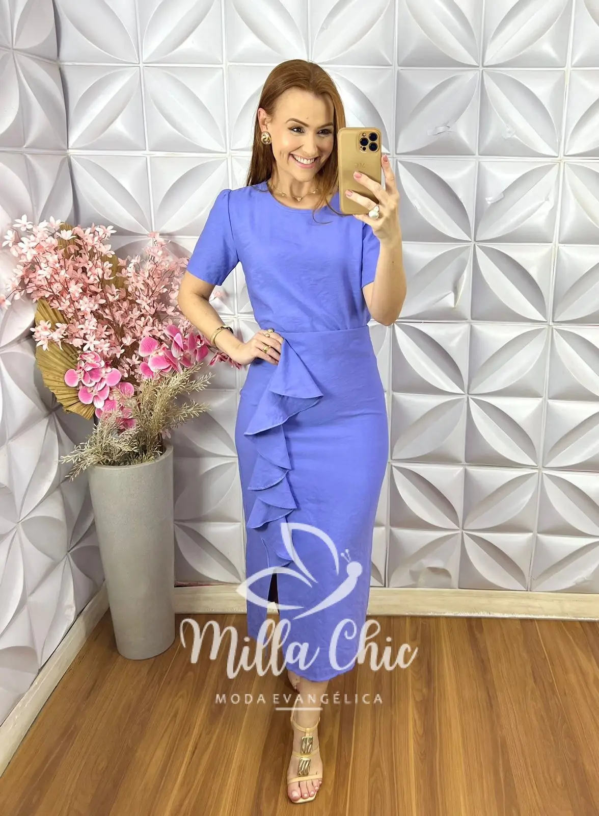 Conjunto Danila Em Alfaiataria – New Blue – Milla Chic Conjunto Danila Em Alfaiataria - New Blue - Milla Chic
