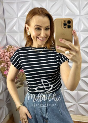 Milla Chic - millachic com br blusa geysa em viscolycra preta 1 Blusa Geysa Em Viscolycra - Preta - Milla Chic