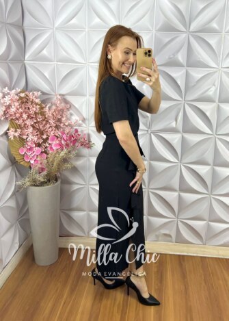 Milla Chic - millachic com br conjunto danila em alfaiataria preto 3 Conjunto Danila Em Alfaiataria - Preto - Milla Chic