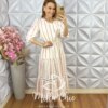 Milla Chic - millachic com br vestido constancia em viscolinho off white 5 Vestido Constância em Viscolinho - Rosa - Milla Chic