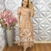 Milla Chic - millachic com br vestido gloria em viscolinho nude Vestido Glória em Viscolinho - Nude - Milla Chic