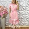 Milla Chic - millachic com br vestido isabela bordado com guipper azul baby 1 Vestido Isabela Bordado com Guipper - Rosa Baby - Milla Chic