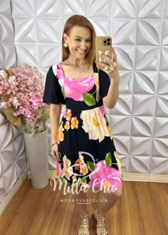 Milla Chic - millachic com br vestido jordana curto Vestido Jordana Curto - Milla Chic