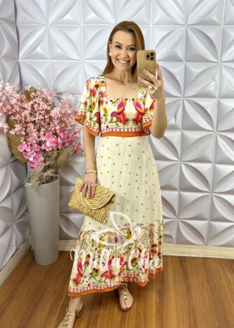 Milla Chic - millachic com br vestido jordana em viscolinho amarelo pastel 1 Vestido Jordana em Viscolinho - Amarelo Pastel - Milla Chic