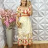 Vestido Jordana em Viscolinho - Amarelo Pastel - Milla Chic
