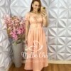 Vestido Pietra Em linho - Pêssego - Milla Chic