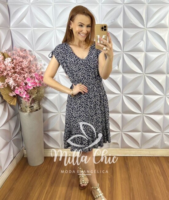 Vestido Veneza Comfy em Viscolycra - Vermelho Goiaba - Milla Chic