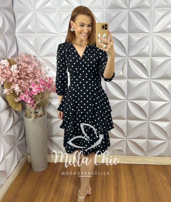 Vestido Veneza em Viscolinho - Orquídea - Milla Chic