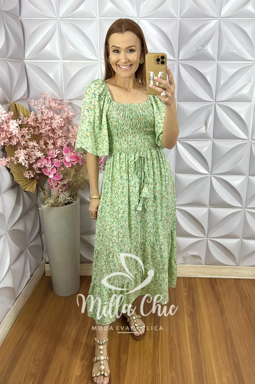 Vestido Melina Em Viscolinho – Verde Hortelã – Milla Chic Vestido Melina Em Viscolinho - Verde Hortelã - Milla Chic