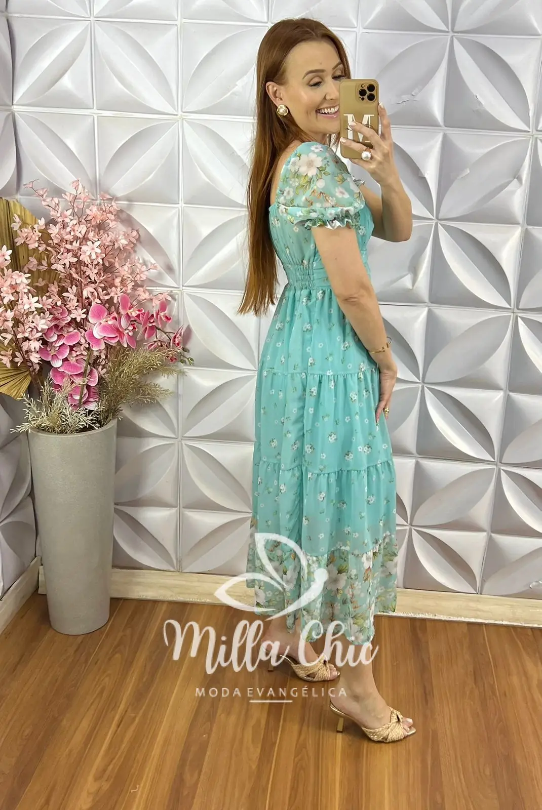 Vestido Yasmin em Chiffon – Branco – Milla Chic Vestido Yasmin em Chiffon - Branco - Milla Chic