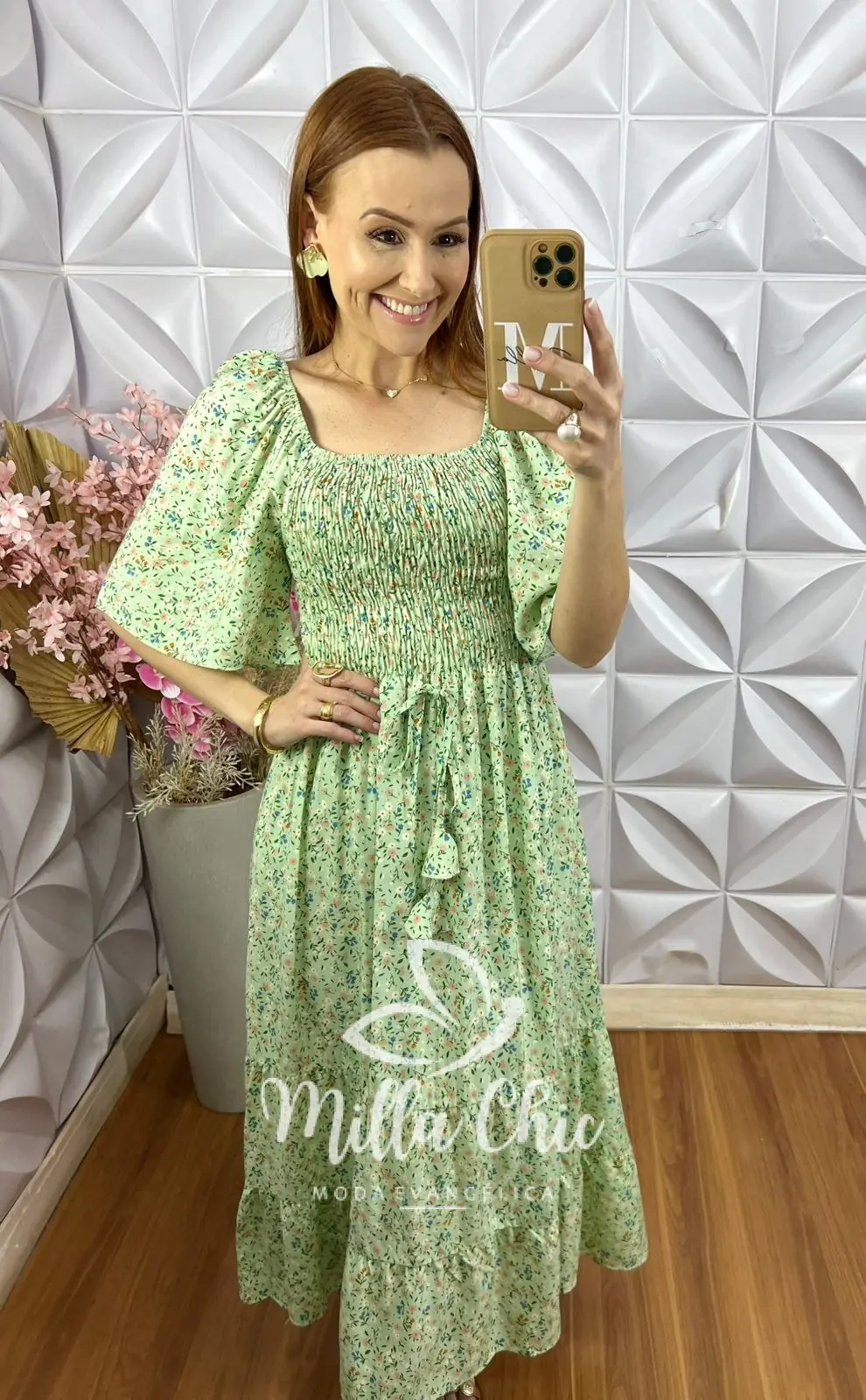 Vestido Melina Em Viscolinho – Verde Hortelã – Milla Chic Vestido Melina Em Viscolinho - Verde Hortelã - Milla Chic