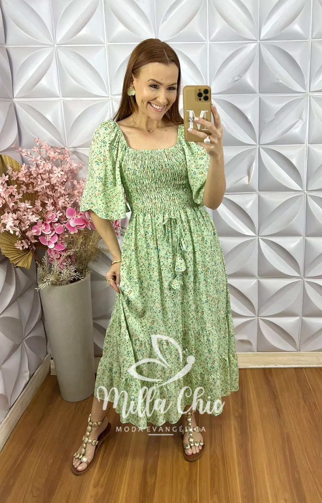 Vestido Melina Em Viscolinho – Verde Hortelã – Milla Chic Vestido Melina Em Viscolinho - Verde Hortelã - Milla Chic
