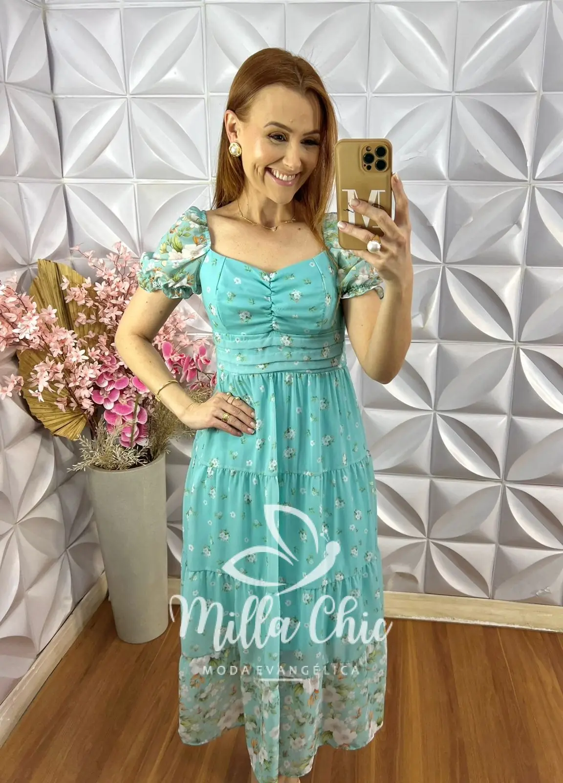 Vestido Yasmin em Chiffon – Branco – Milla Chic Vestido Yasmin em Chiffon - Branco - Milla Chic