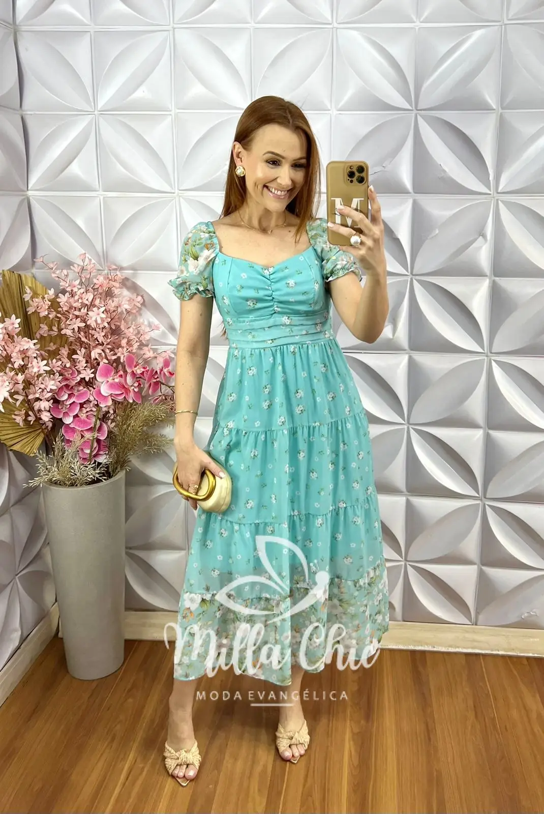 Vestido Yasmin em Chiffon – Branco – Milla Chic Vestido Yasmin em Chiffon - Branco - Milla Chic