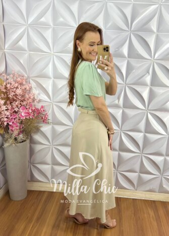 Milla Chic - millachic com br blusa dalva bordada preta copia 8 Blusa Dalva Bordada - Menta - Milla Chic