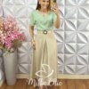 Blusa Dalva Bordada - Menta - Milla Chic