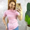 Blusa Emili Assimétrica - Rosa Baby - Milla Chic