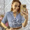 Milla Chic - millachic com br camisa lorena em listras azul 3 Camisa Lorena em Listras - Azul - Milla Chic