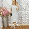 Conjunto leda Em Viscose - Poá - Milla Chic