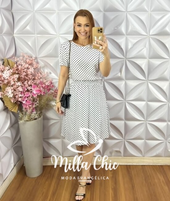 Conjunto leda Em Viscose - Poá - Milla Chic