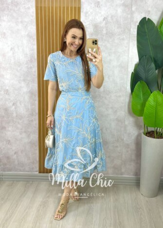 Milla Chic - millachic com br conjunto malu em bordado cordone azul ceu 2 Conjunto Malu Em Bordado Cordonê - Azul Céu - Milla Chic