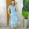 Milla Chic - millachic com br conjunto malu em bordado cordone azul ceu 6 Conjunto Malu Em Bordado Cordonê - Azul Céu - Milla Chic