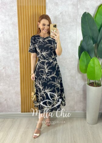 Conjunto Malu Em Bordado Cordonê - Menta - Milla Chic