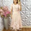 Conjunto Malu Em Bordado Cordonê - Rosa Pó - Milla Chic