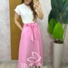 Milla Chic - millachic com br saia ayde em alfaiataria marrant rosa 4 Saia Ayde Em Alfaiataria Marrant - Rosa - Milla Chic