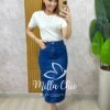 Saia Jeans Lara - Milla Chic