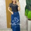 Saia Jeans Pérola - Milla Chic