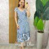 Milla Chic - millachic com br vestido abigail listrado naval 6 Vestido Abigail Listrado - Naval - Milla Chic