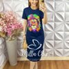 Milla Chic - millachic com br vestido athenas em malha algodao preto copia 4 Vestido Athenas Em Malha Algodão - Azul Marinho - Milla Chic