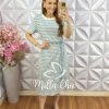 Milla Chic - millachic com br vestido aurea em malha algodao azul 4 Vestido Áurea em Malha Algodão - Azul - Milla Chic