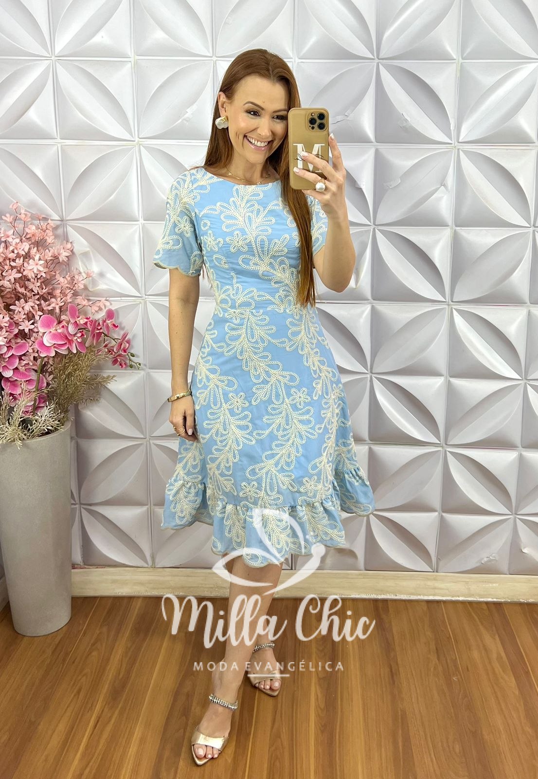 Milla Chic - millachic com br vestido carlota lesie bordado azul baby 1 Vestido Carlota Lesie Bordado - Azul Baby - Milla Chic