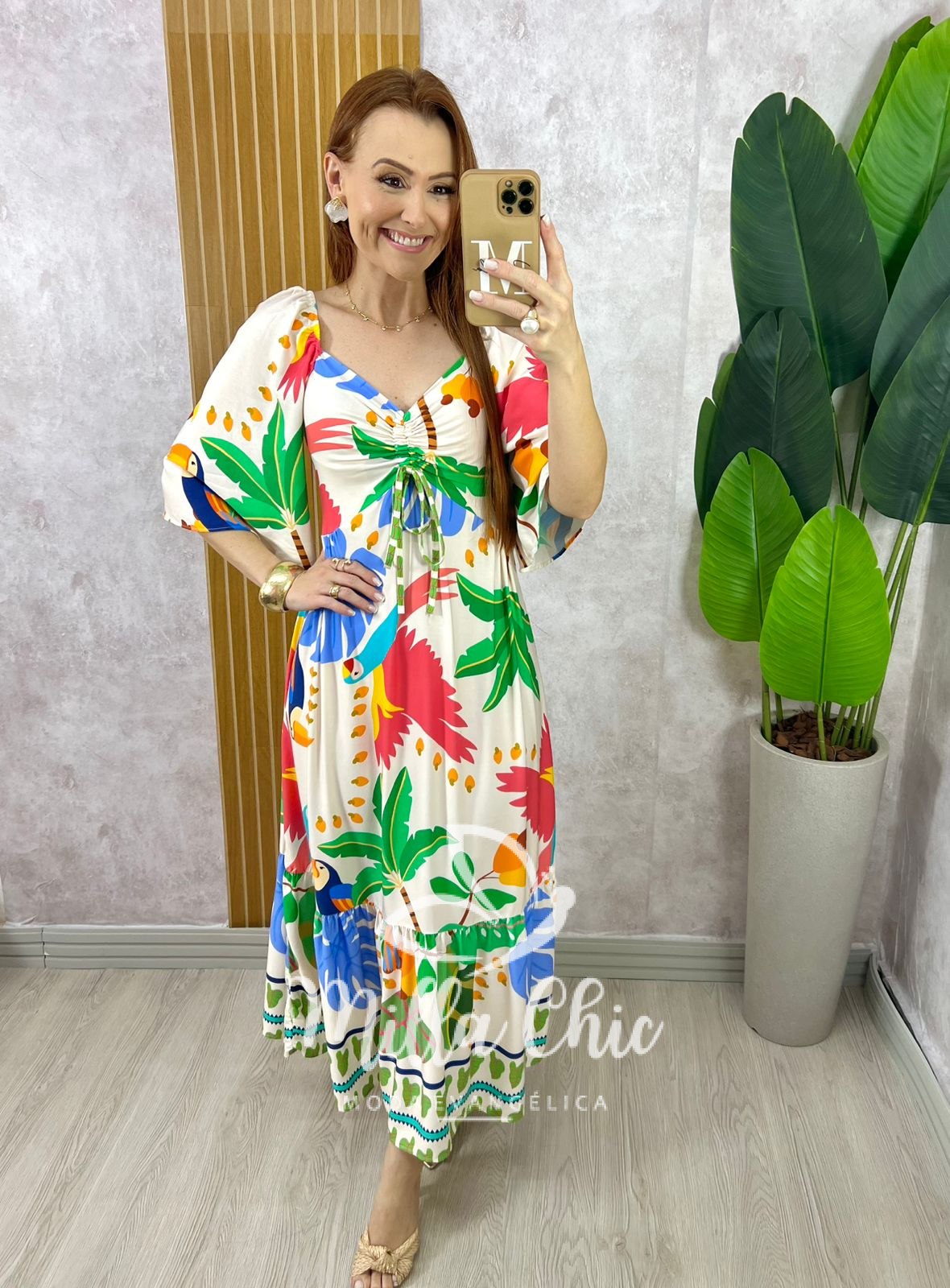 Milla Chic - millachic com br vestido catarina em viscosarja 6 Vestido Catarina Em Viscosarja - Creme - Milla Chic