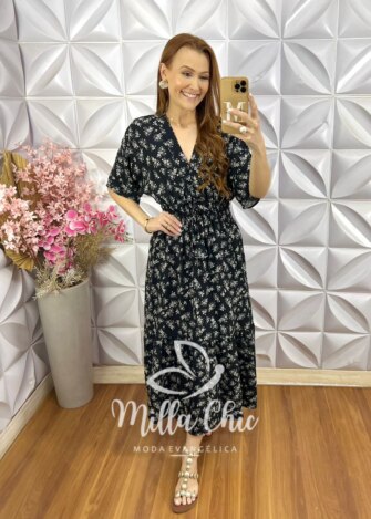 Milla Chic - millachic com br vestido chiara preto 1 Vestido Chiara - Preto - Milla Chic