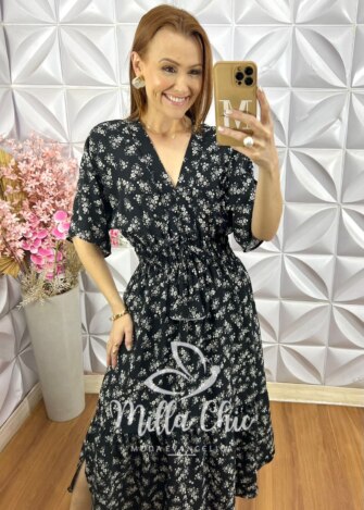 Milla Chic - millachic com br vestido chiara preto 2 Vestido Chiara - Preto - Milla Chic